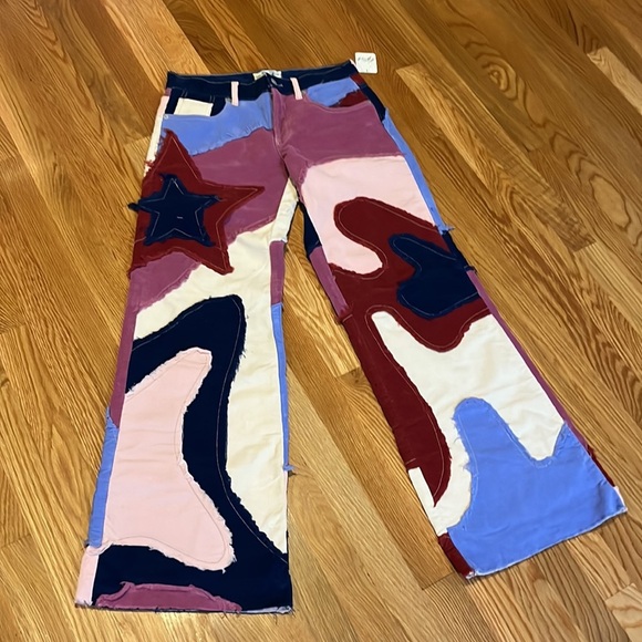 Free People Supernova Cord Jeans 27 Wide Leg NWT - Picture 4 of 14